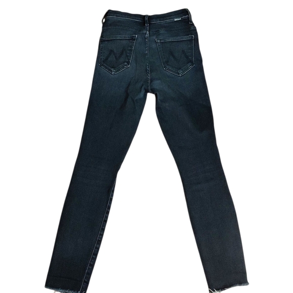 MOTHER The Pixie Swooner Ankle Fray Buttonfly Jeans Women's Size 25 - Picture 6 of 10